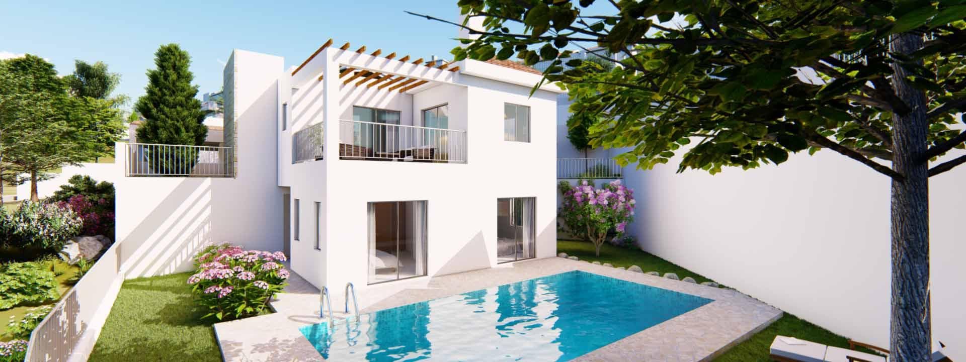 3-bedrooms house in Paphos, Cyprus.