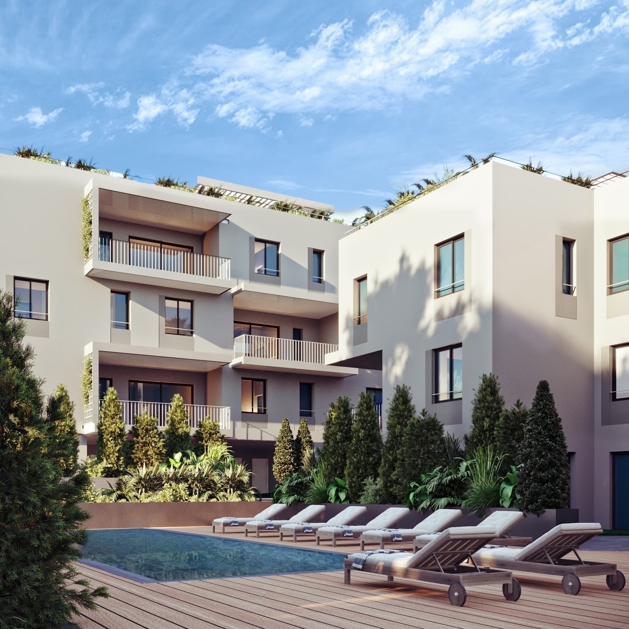 3-bedrooms apartments in Larnaca, Cyprus.