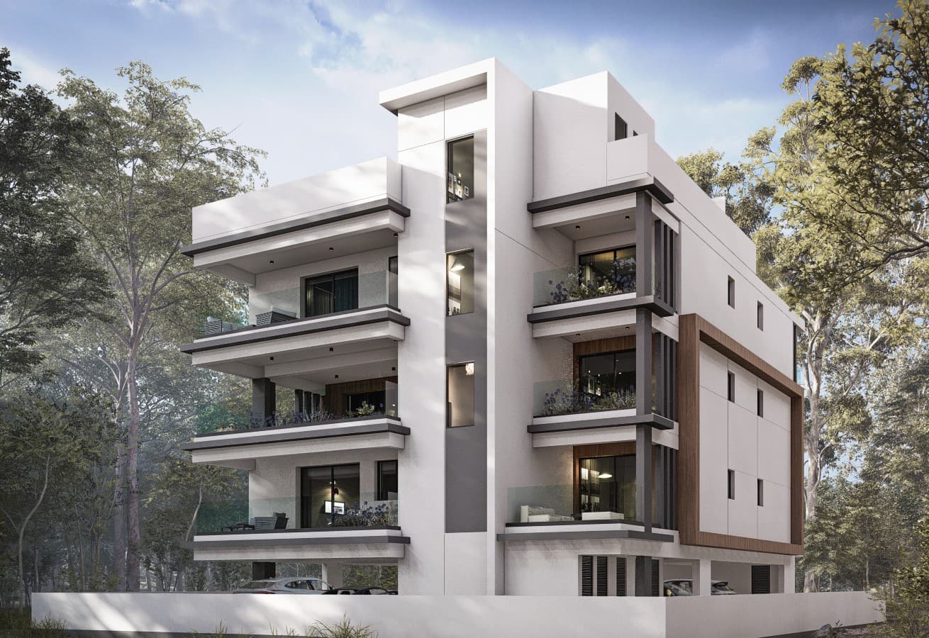 2-bedrooms apartments in Limassol, Cyprus.