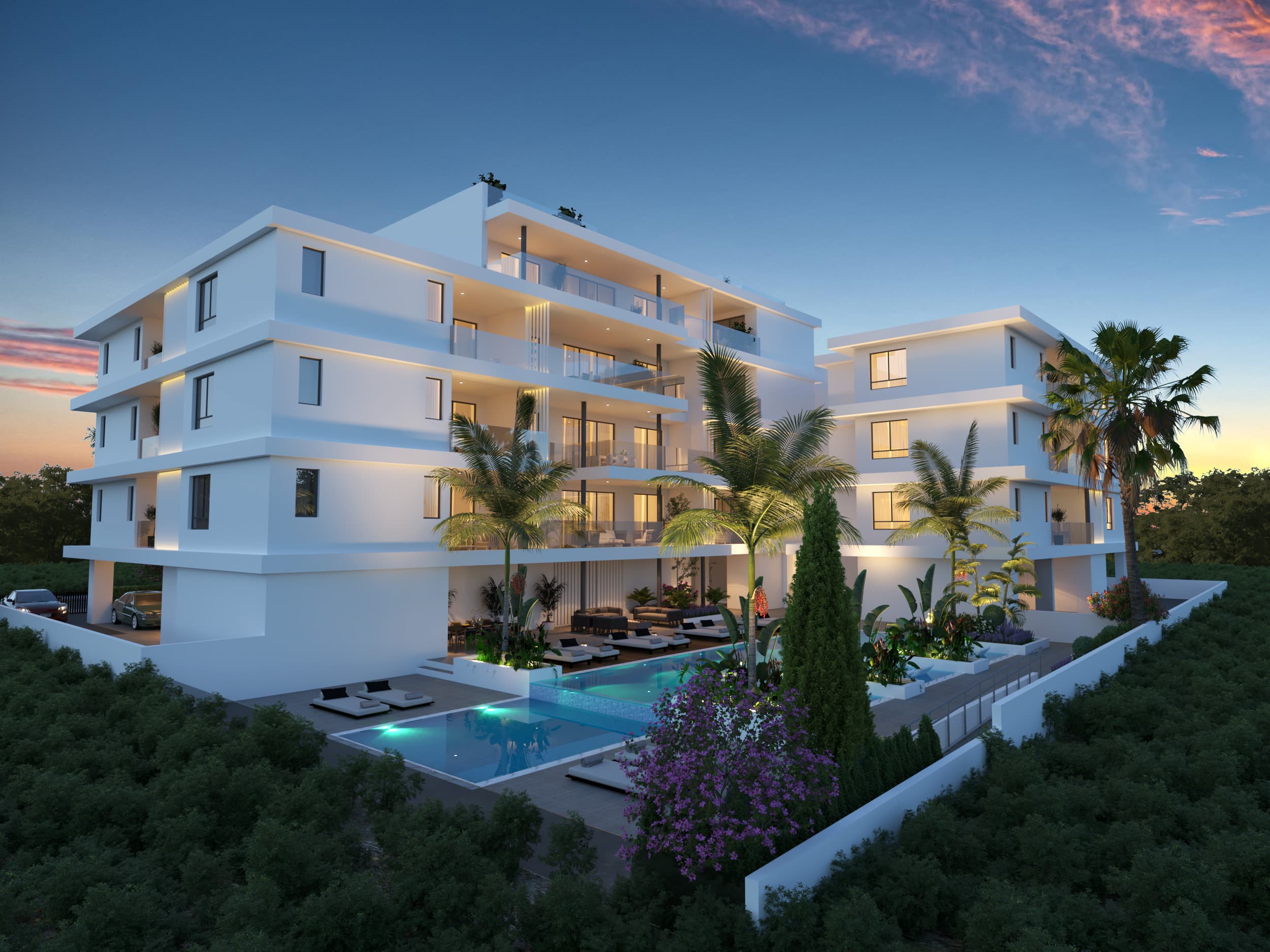 2-bedrooms apartments in Famagusta, Cyprus.
