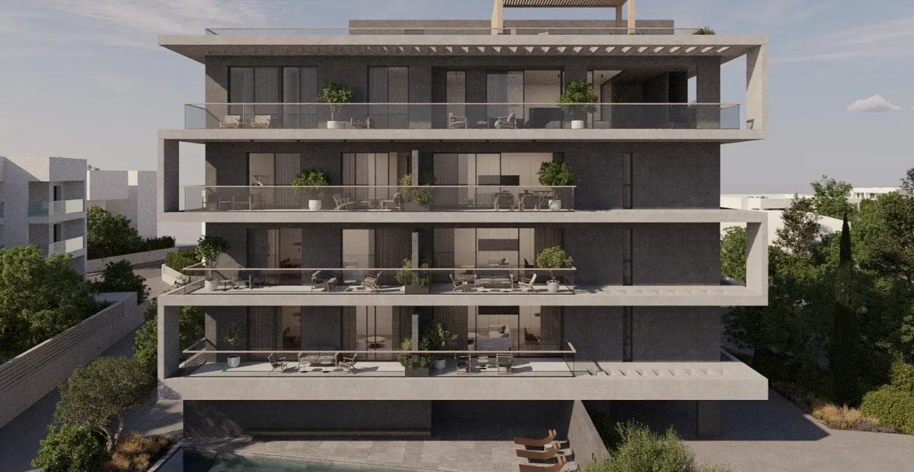 2-bedrooms apartments in Limassol, Cyprus.