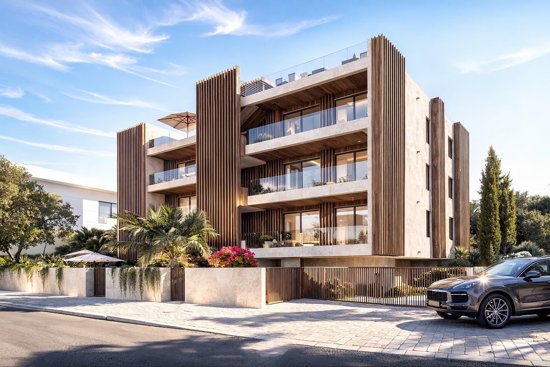 2-bedrooms apartments in Paphos, Cyprus.