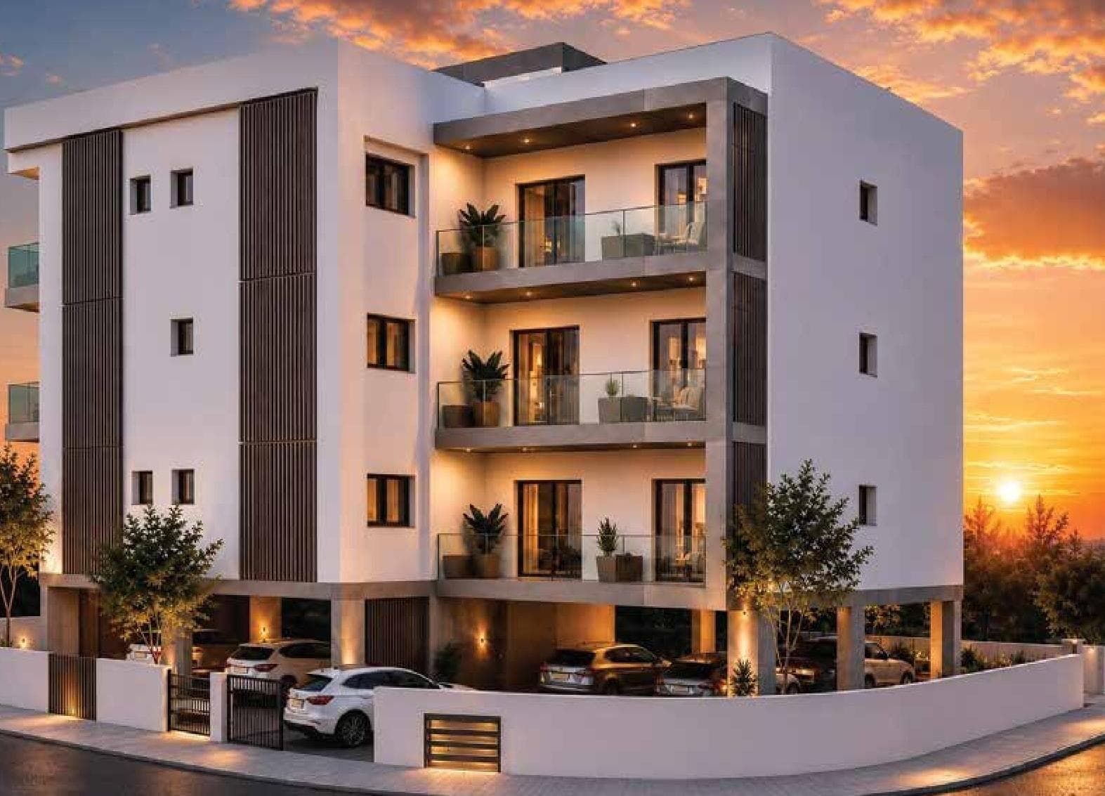 1-bedrooms apartments in Paphos, Cyprus.