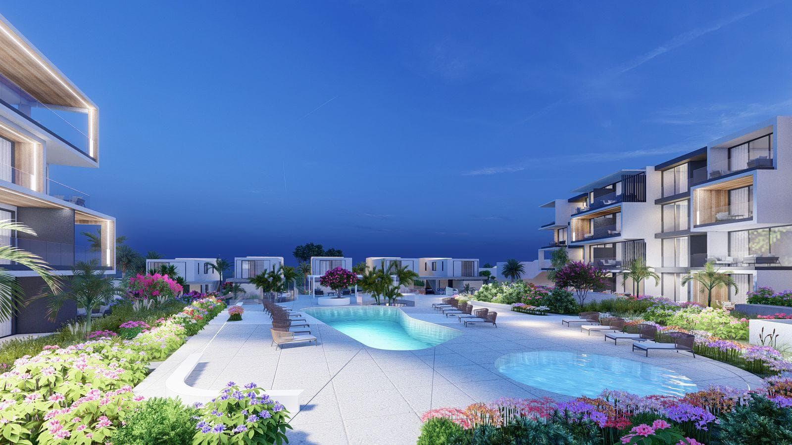 2-bedrooms apartments in Limassol, Cyprus.