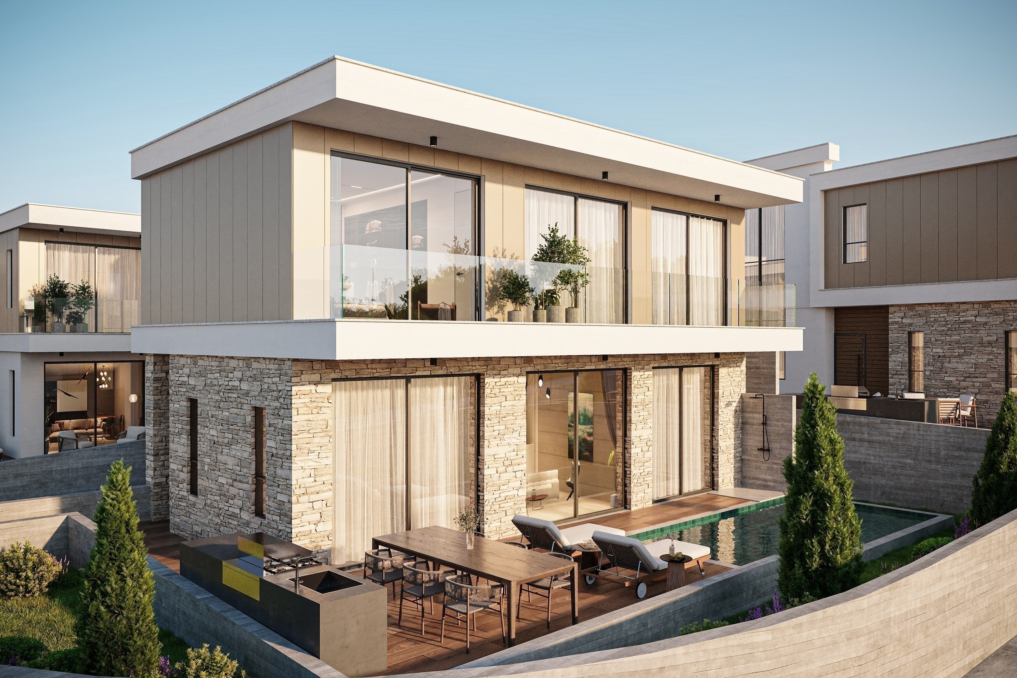 3-bedrooms house in Paphos, Cyprus.
