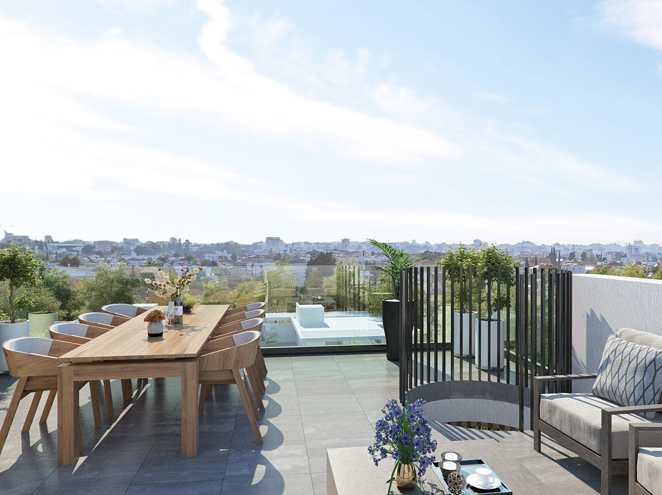 2-bedrooms apartments in Larnaca, Cyprus.