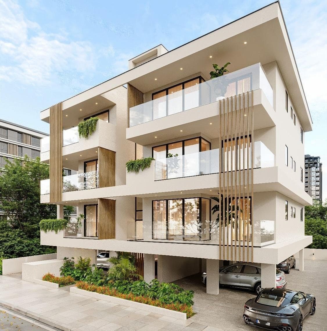 2-bedrooms apartments in Nicosia, Cyprus.