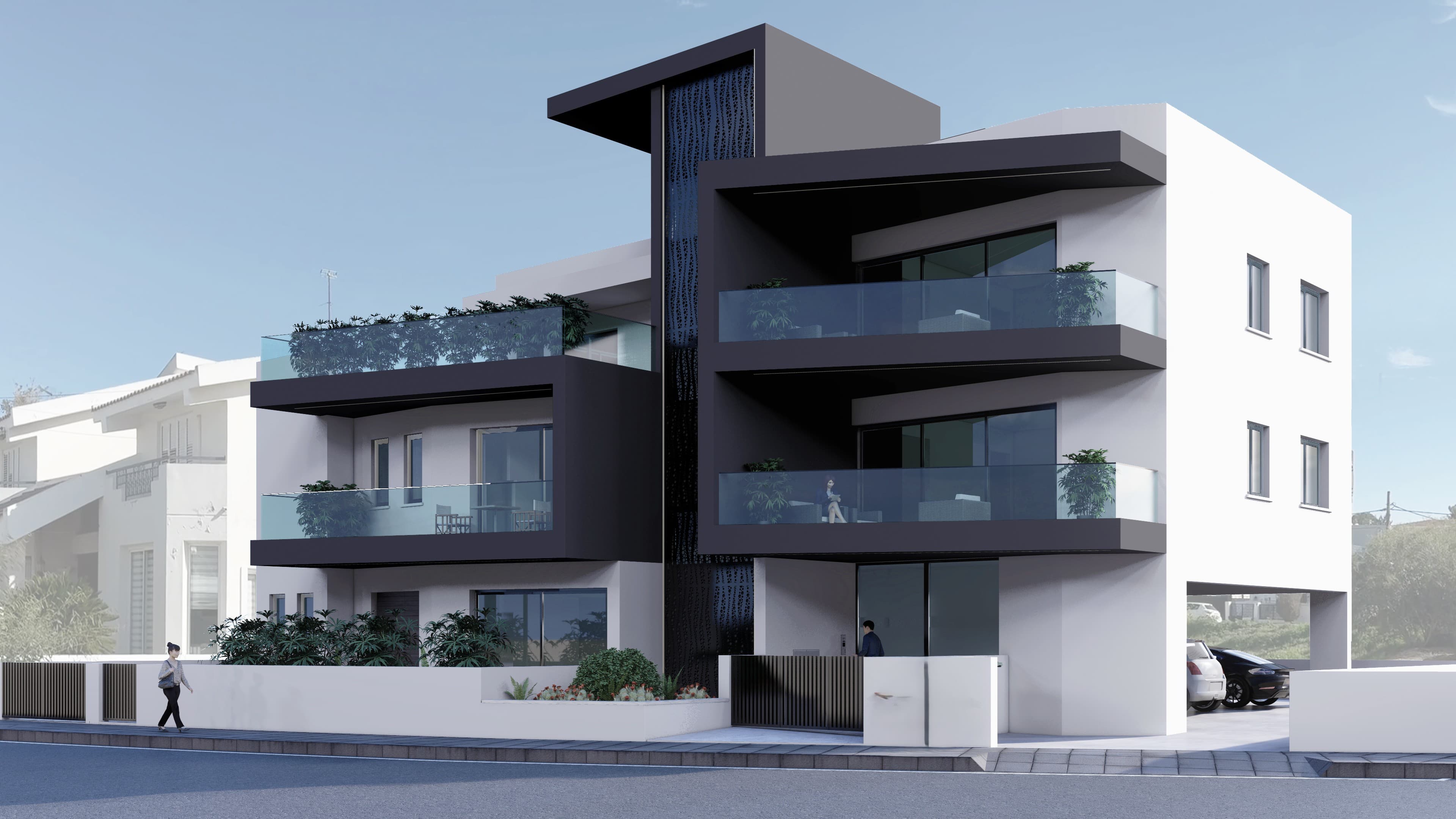 2-bedrooms apartments in Nicosia, Cyprus.