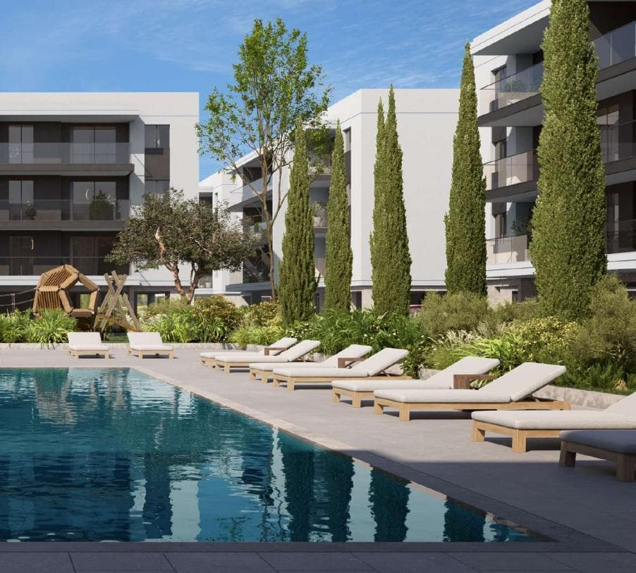 2-bedrooms apartments in Limassol, Cyprus.