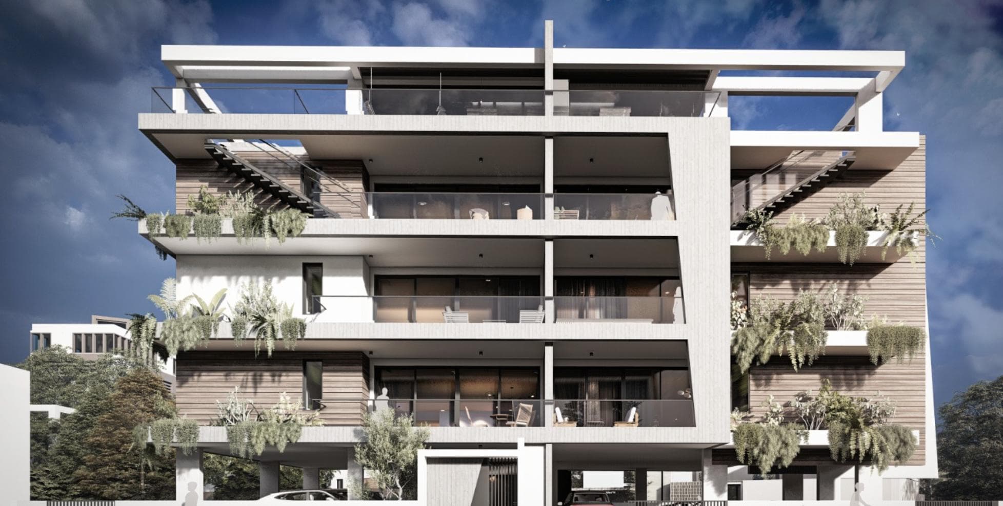 3-bedrooms apartments in Limassol, Cyprus.