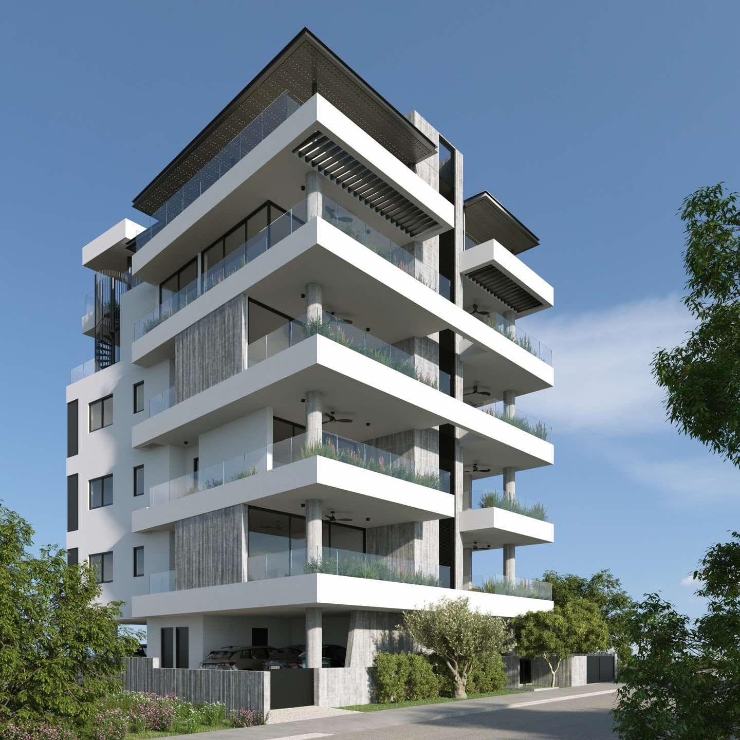 2-bedrooms apartments in Limassol, Cyprus.