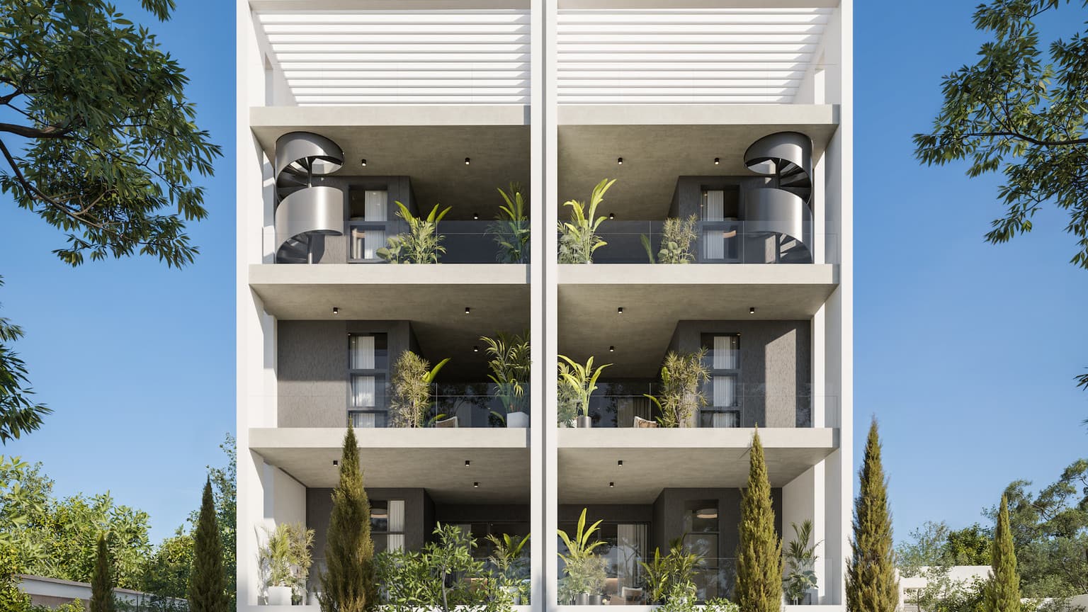 2-bedrooms apartments in Limassol, Cyprus.