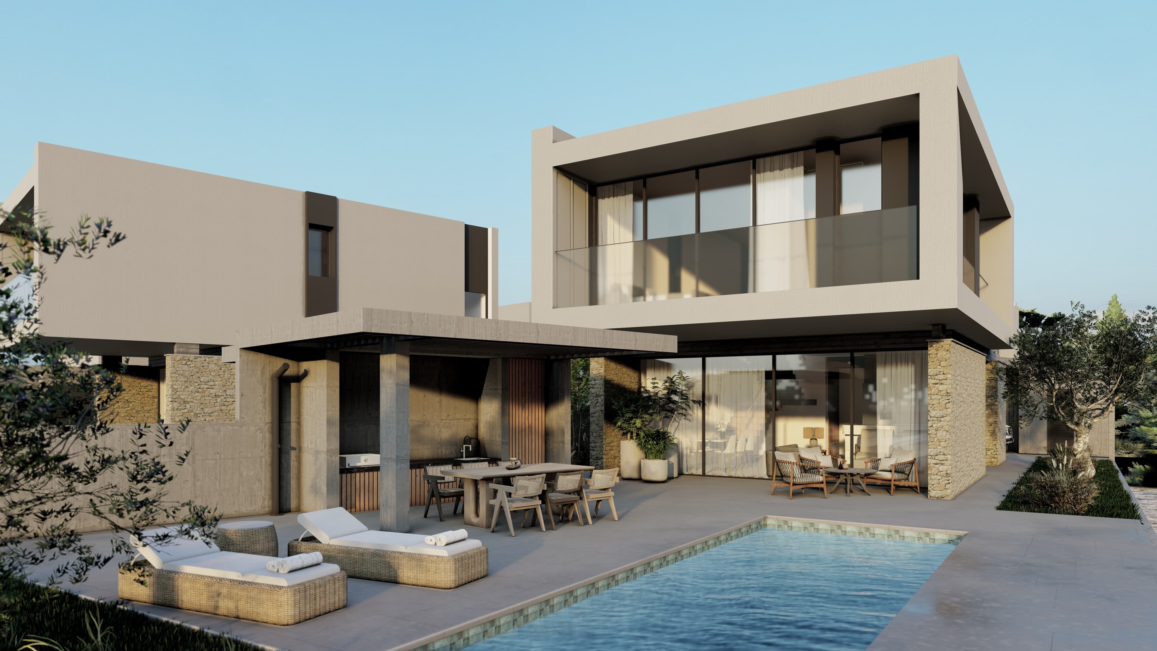3-bedrooms house in Paphos, Cyprus.