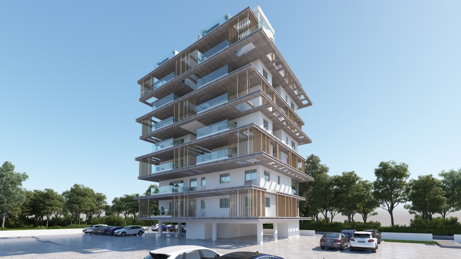 2-bedrooms apartments in Larnaca, Cyprus.