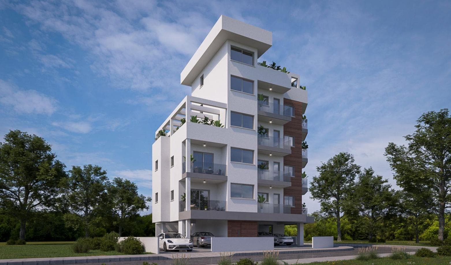 2-bedrooms apartments in Larnaca, Cyprus.
