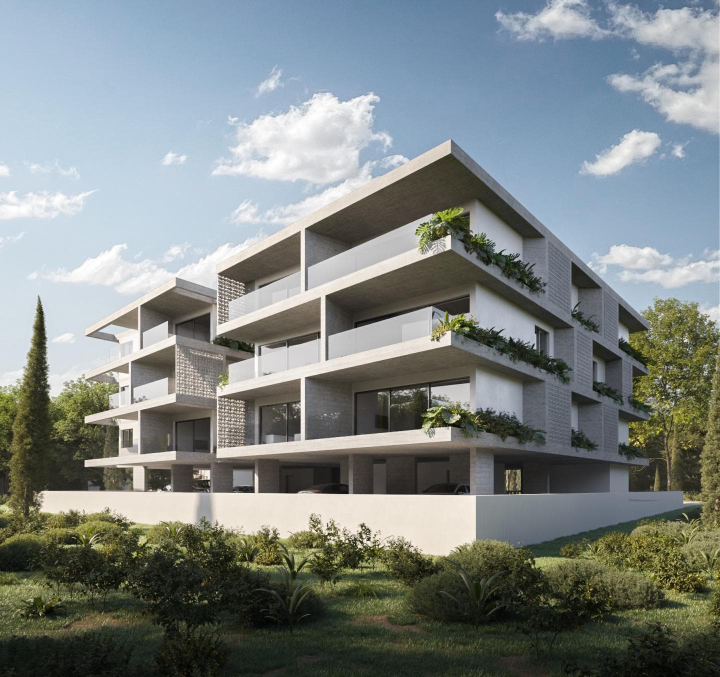 2-bedrooms apartments in Nicosia, Cyprus.