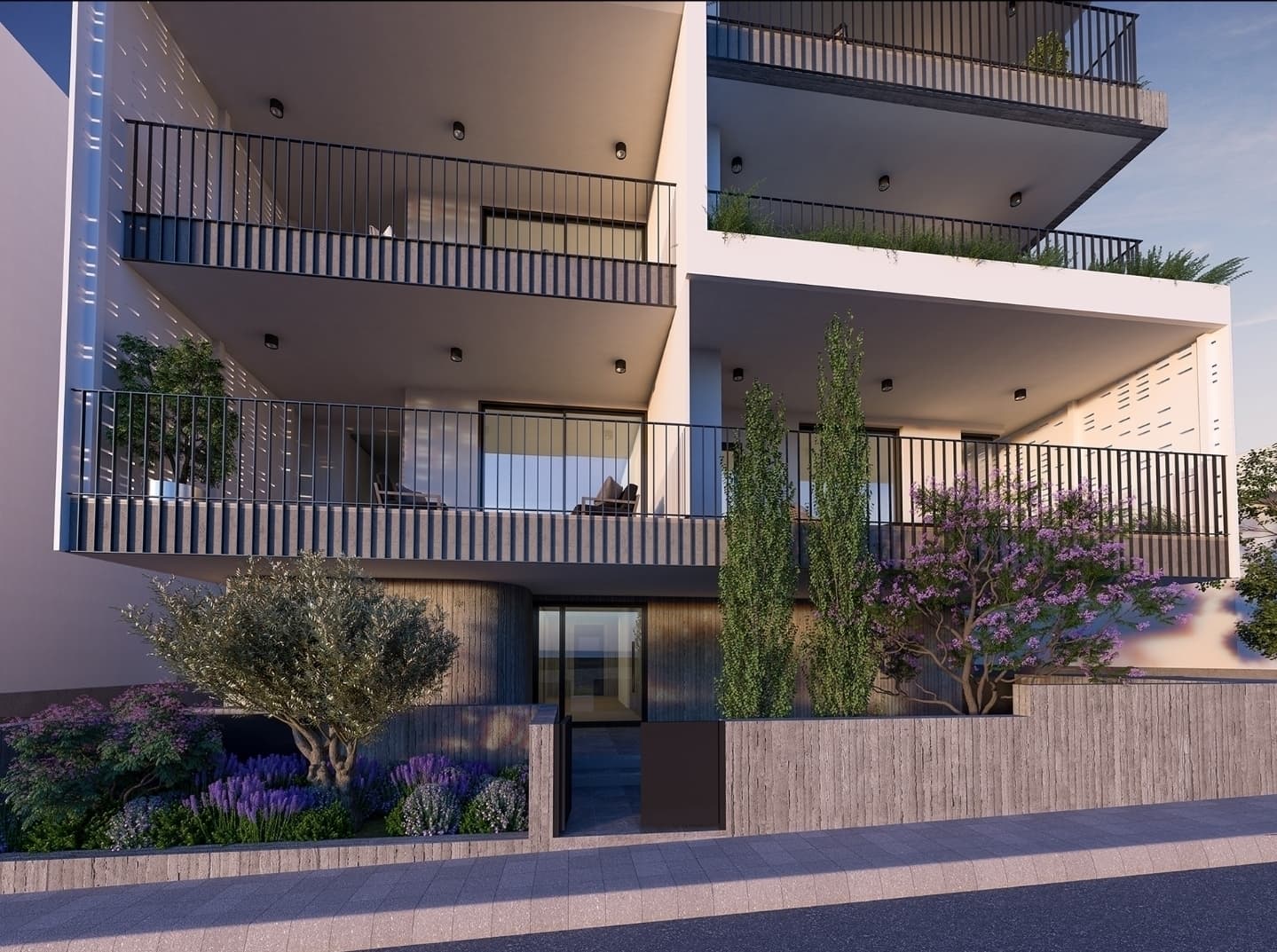 2-bedrooms apartments in Limassol, Cyprus.