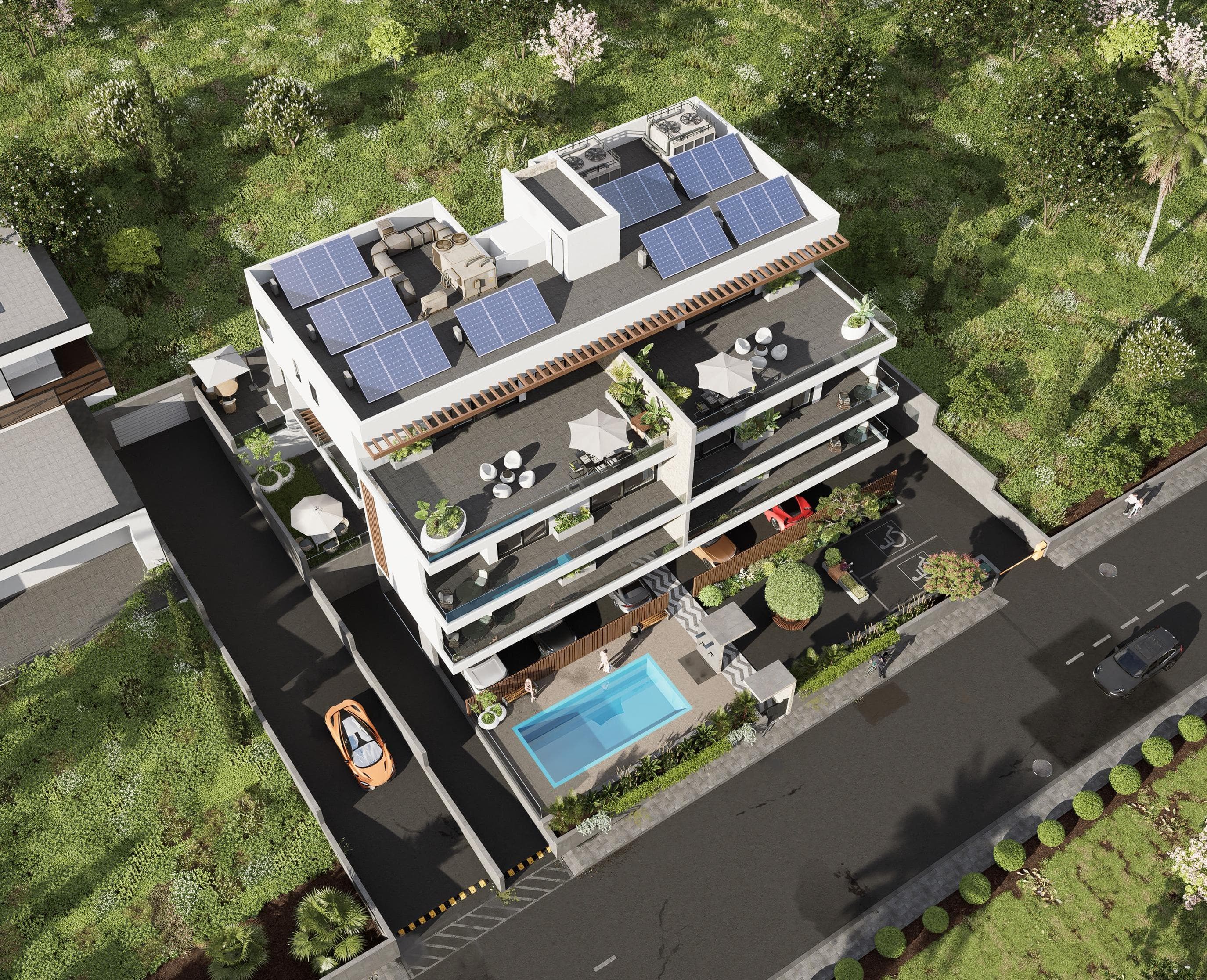 3-bedrooms apartments in Paphos, Cyprus.