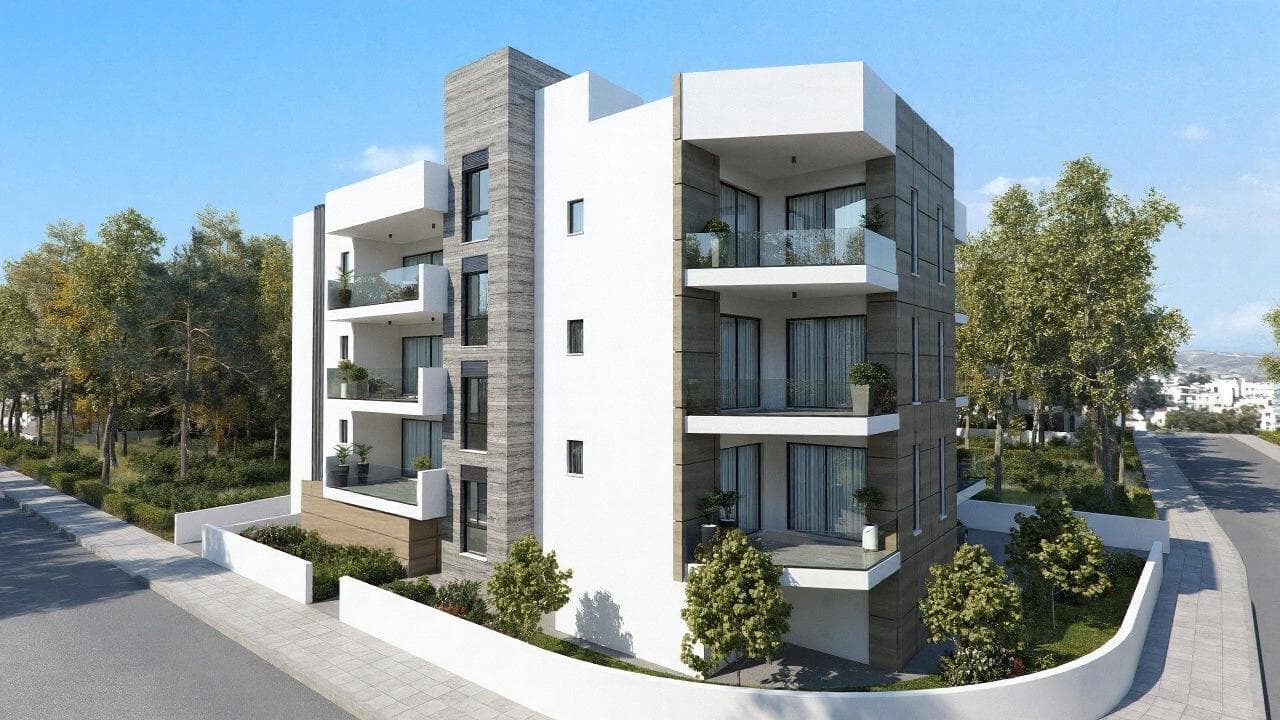 2-bedrooms apartments in Nicosia, Cyprus.