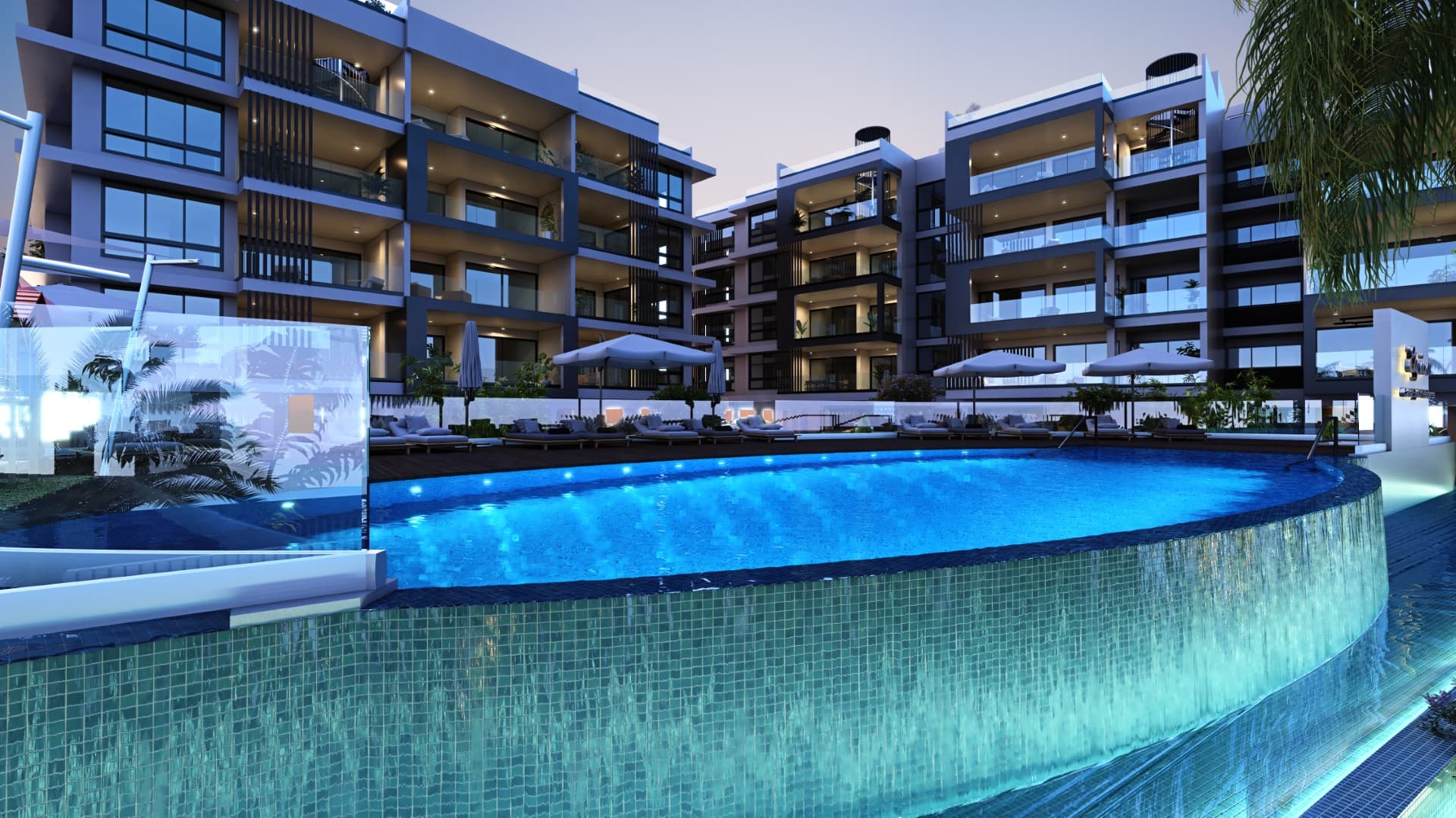 1-bedrooms apartments in Larnaca, Cyprus.