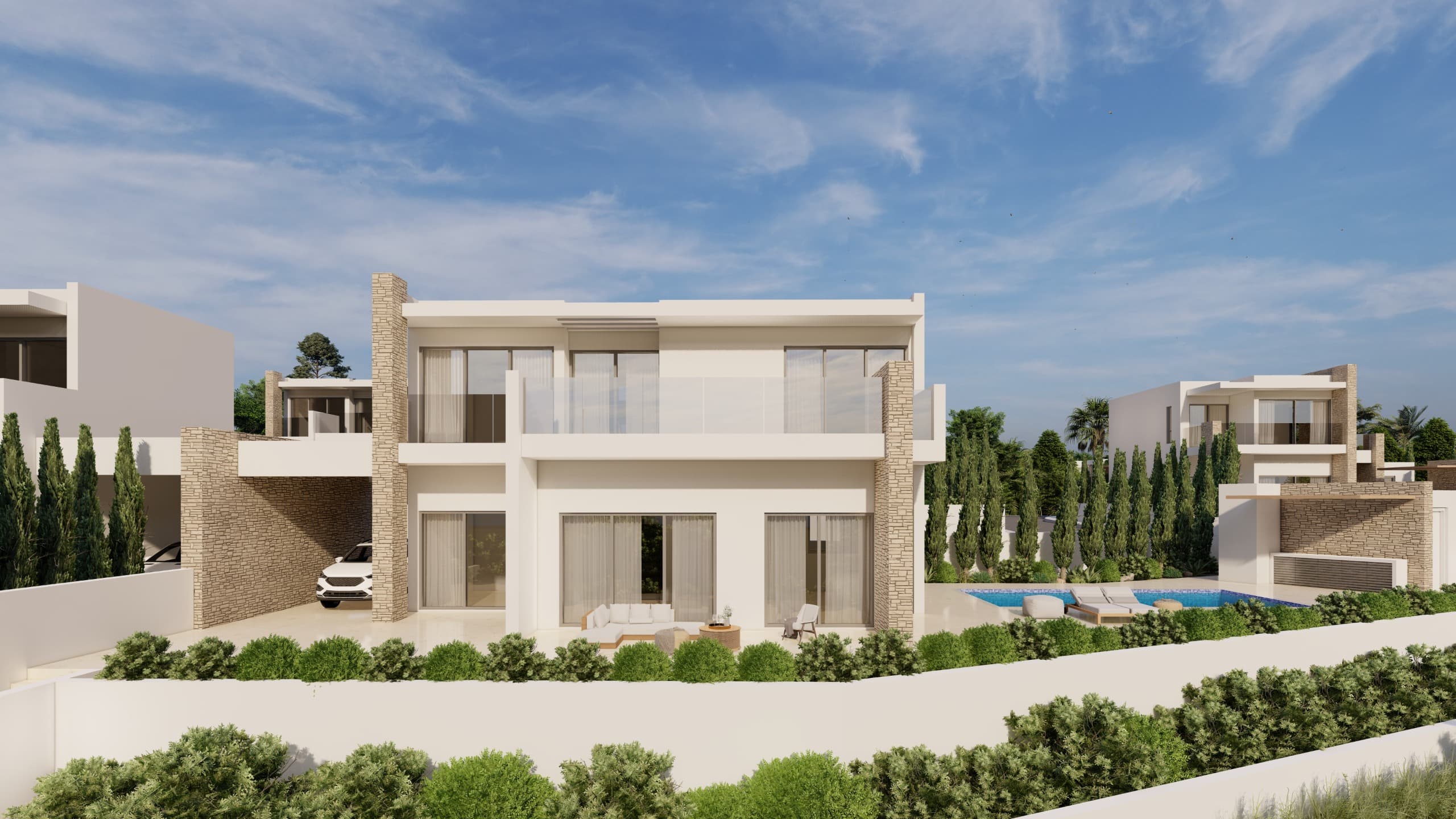 3-bedrooms house in Paphos, Cyprus.