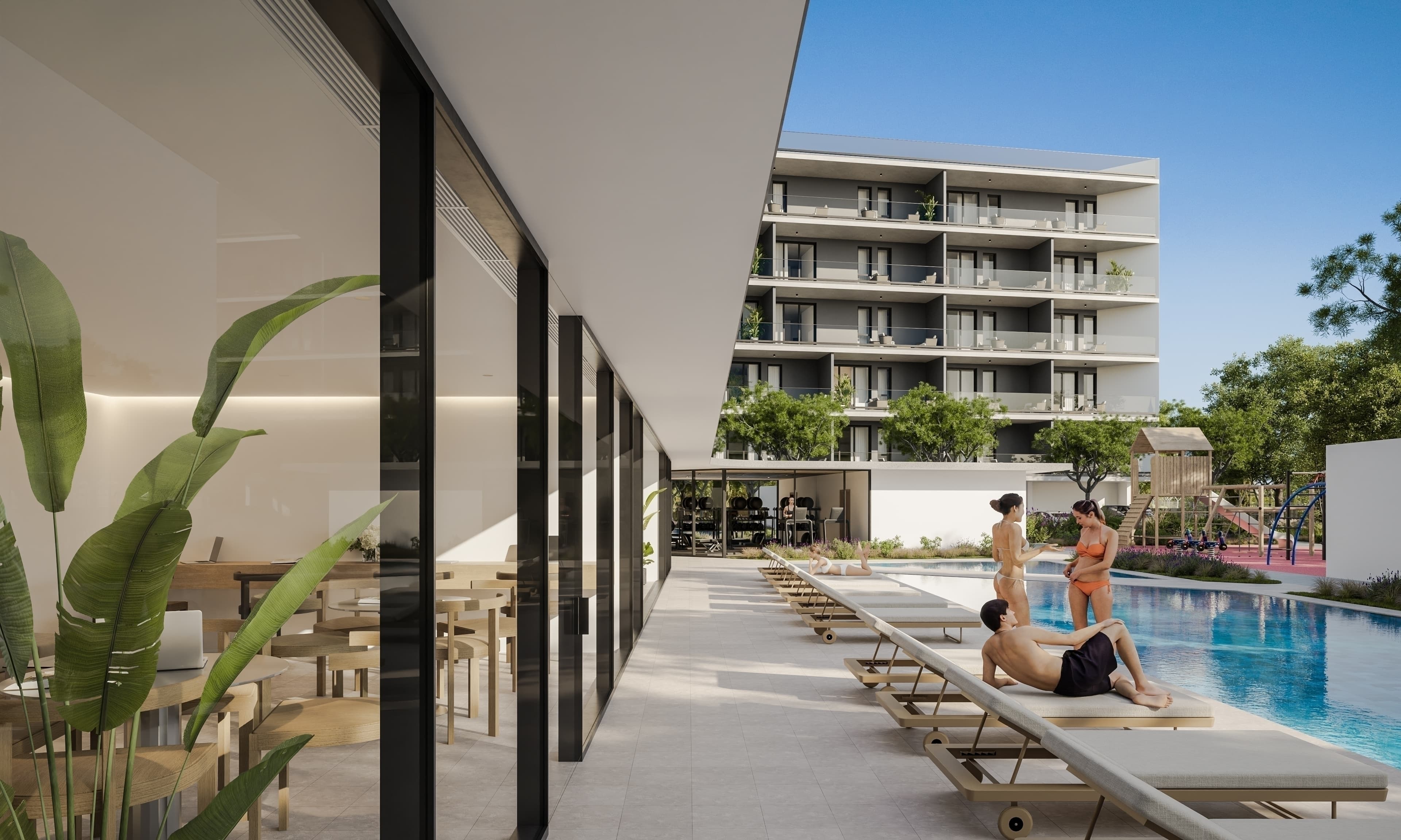 1-bedrooms apartments in Limassol, Cyprus.