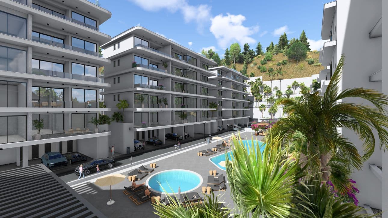 2-bedrooms apartments in Limassol, Cyprus.