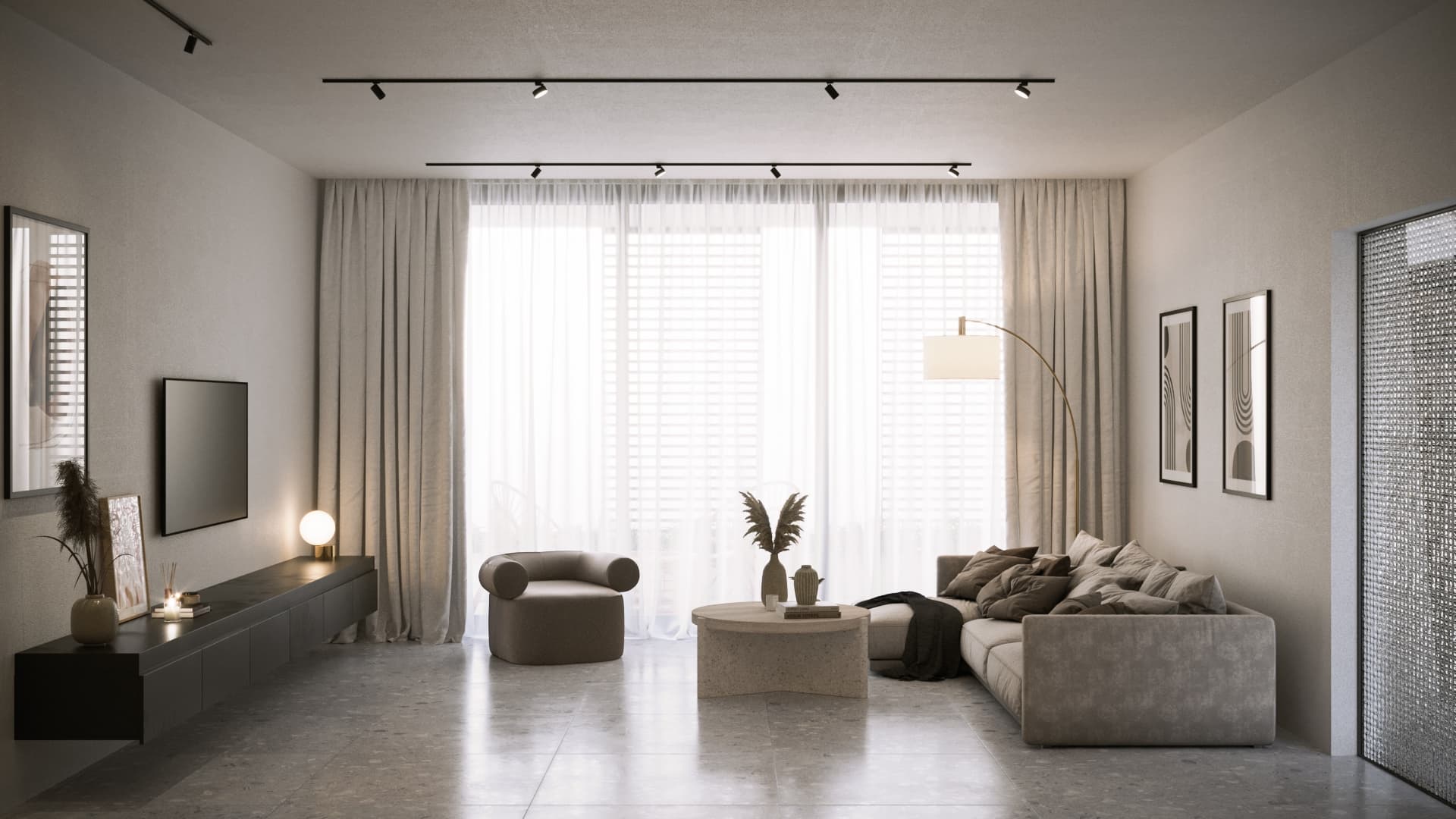 2-bedrooms apartments in Nicosia, Cyprus.