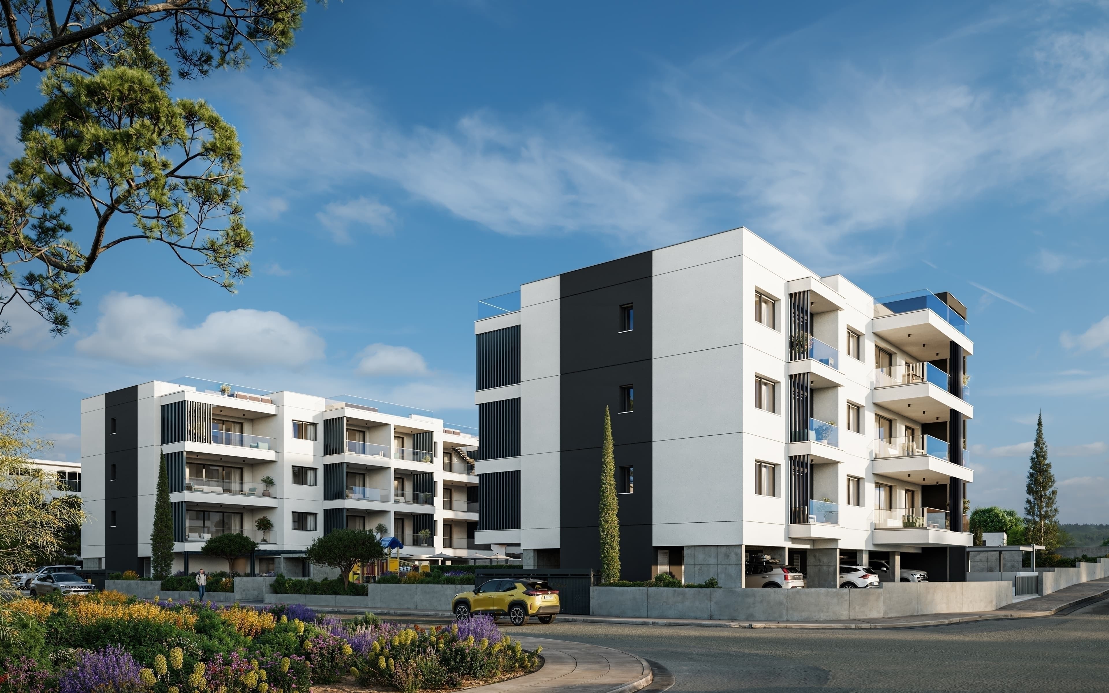 2-bedrooms apartments in Paphos, Cyprus.