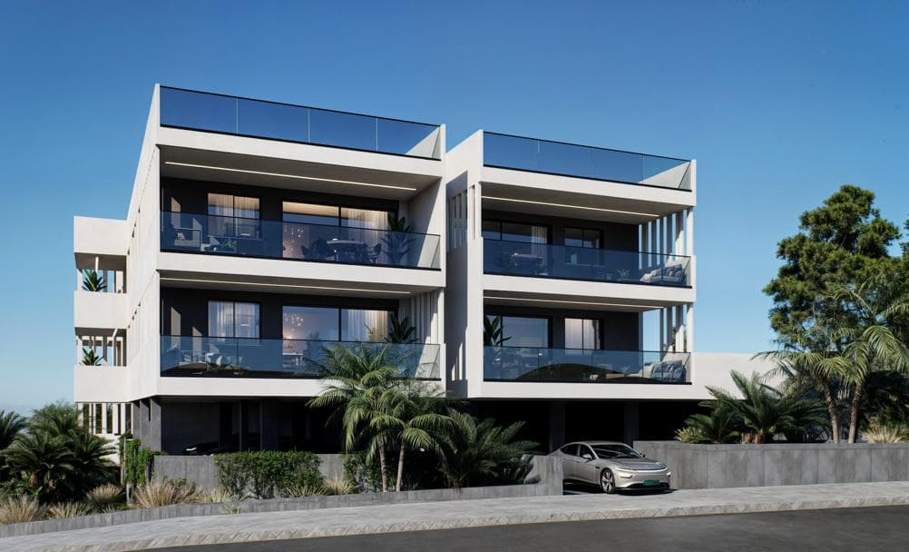 2-bedrooms apartments in Nicosia, Cyprus.