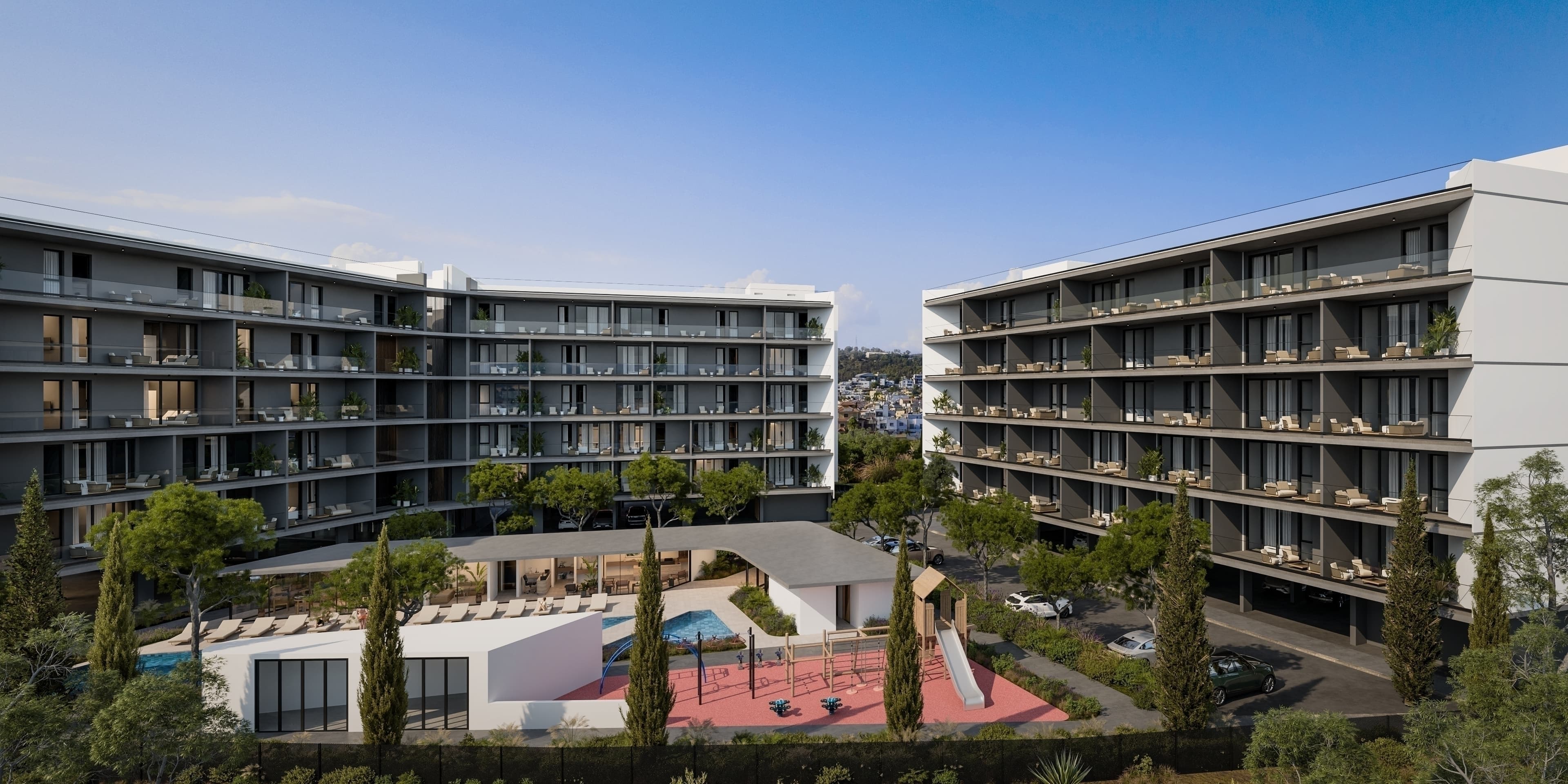 3-bedrooms apartments in Limassol, Cyprus.