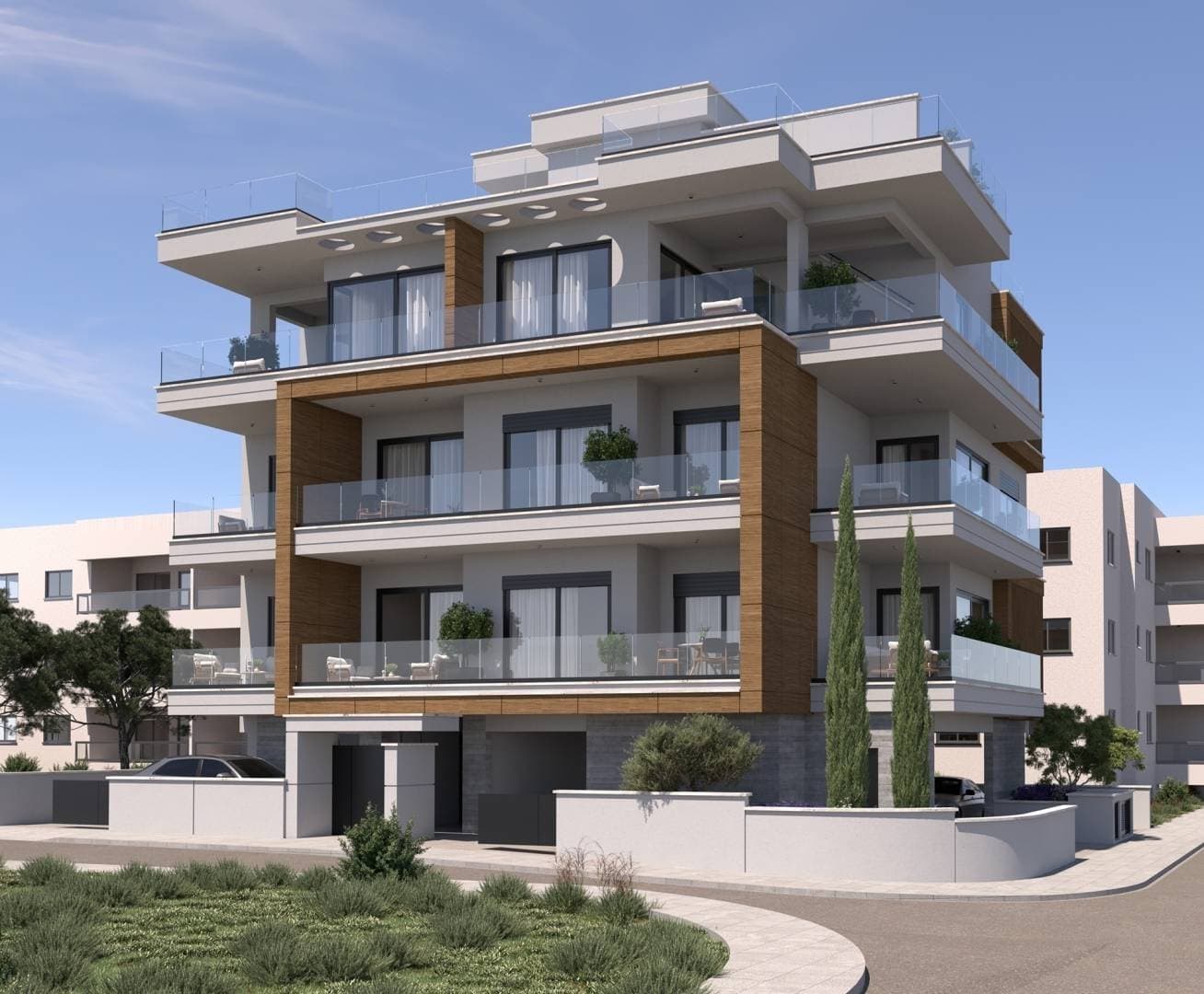 2-bedrooms apartments in Limassol, Cyprus.