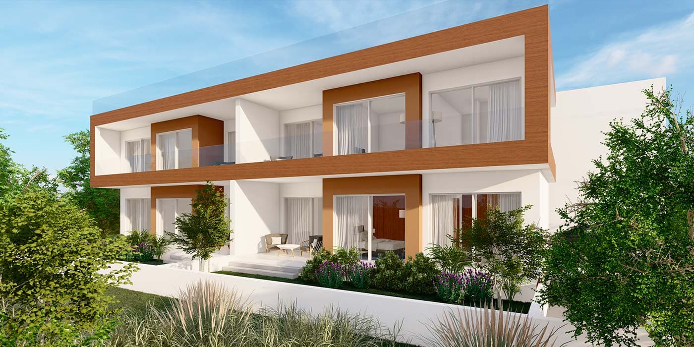 2-bedrooms apartments in Paphos, Cyprus.
