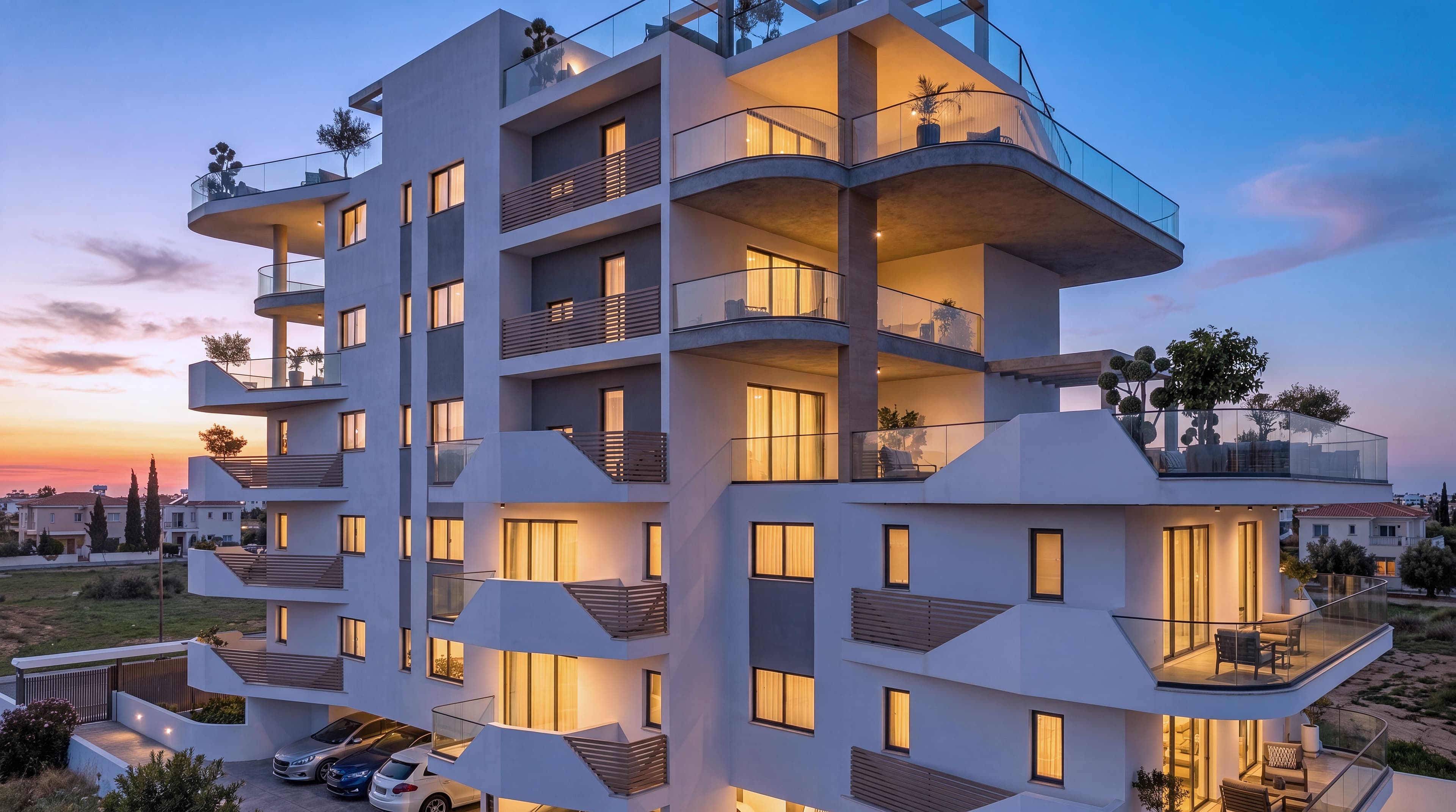 2-bedrooms apartments in Larnaca, Cyprus.