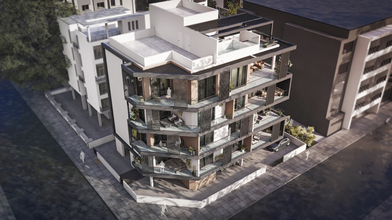 3-bedrooms apartments in Limassol, Cyprus.