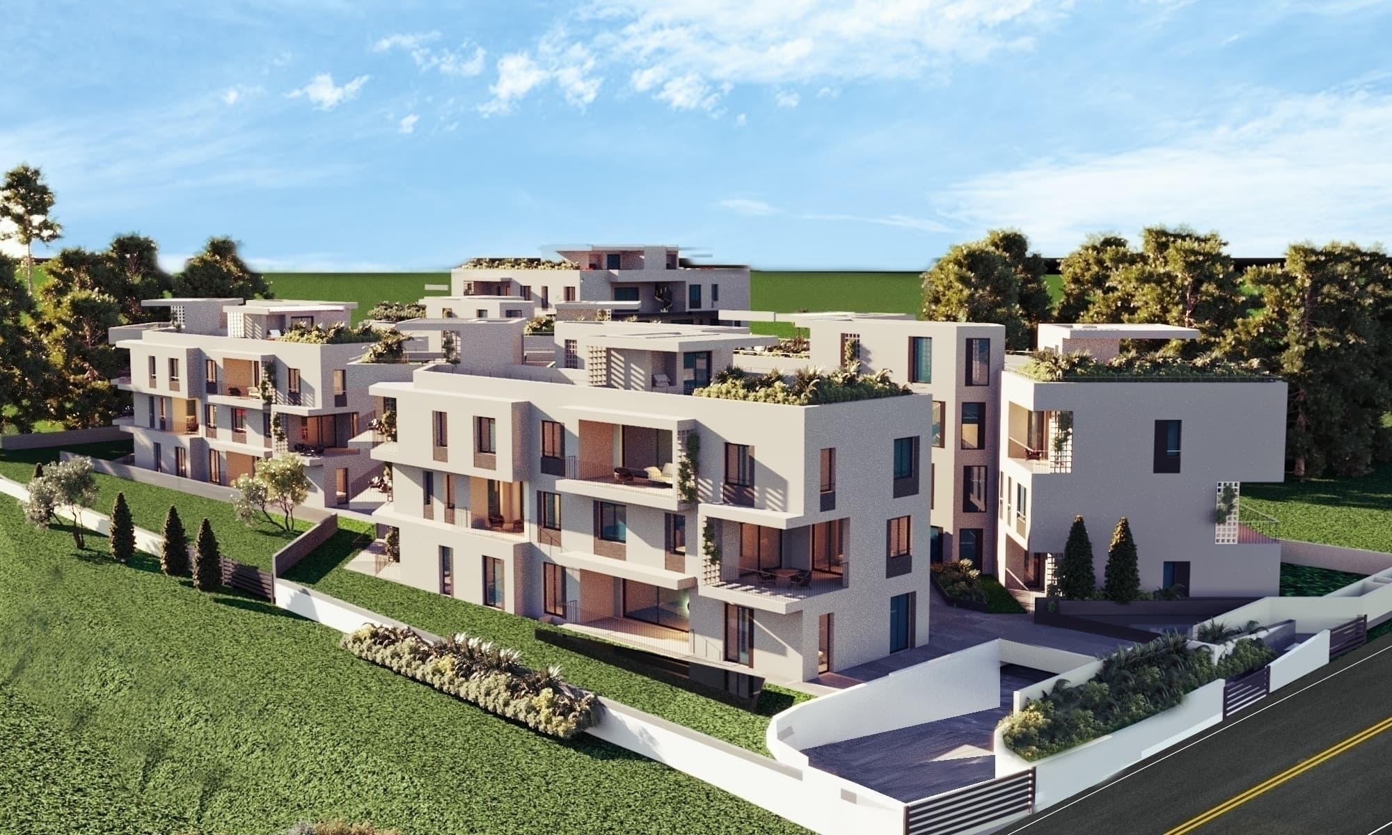 3-bedrooms apartments in Larnaca, Cyprus.
