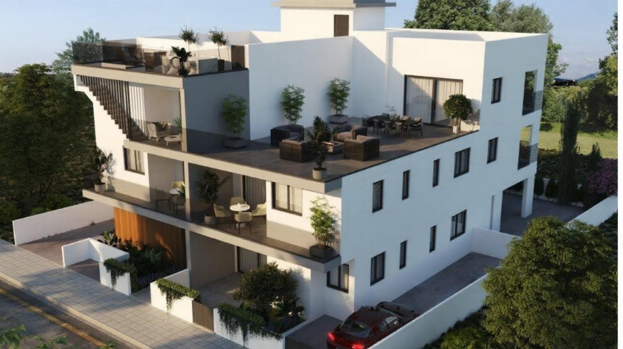 2-bedrooms apartments in Larnaca, Cyprus.