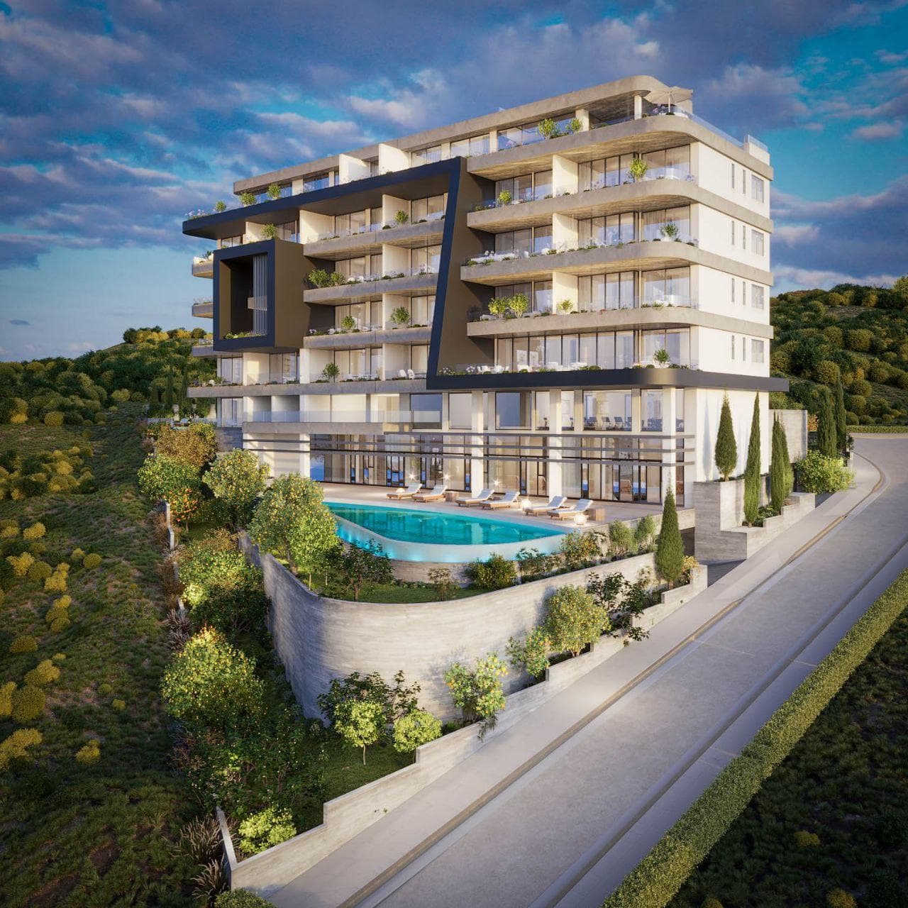 2-bedrooms apartments in Limassol, Cyprus.