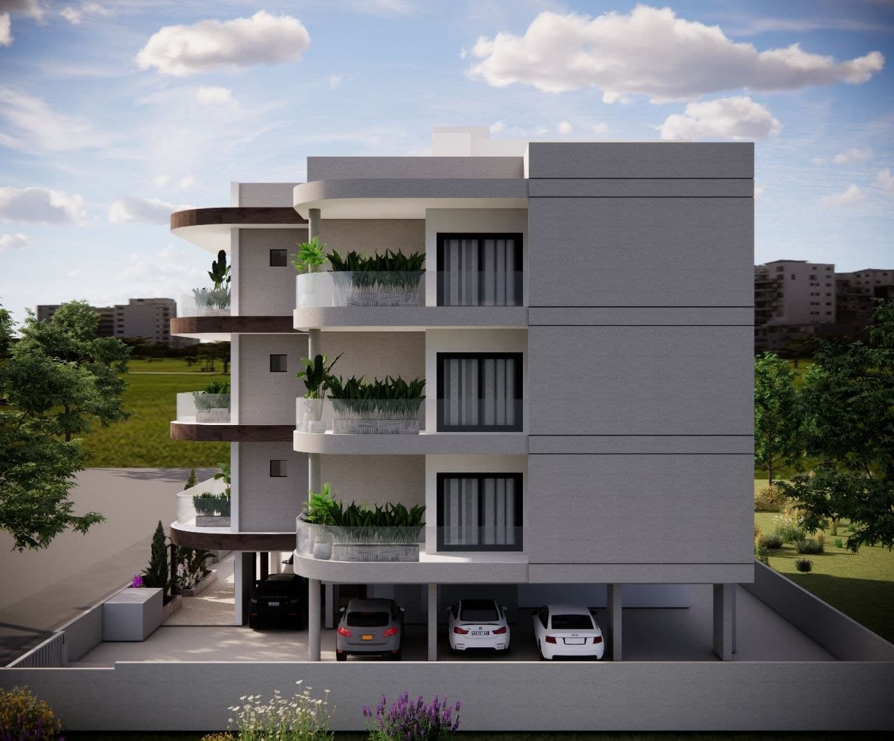 2-bedrooms apartments in Limassol, Cyprus.