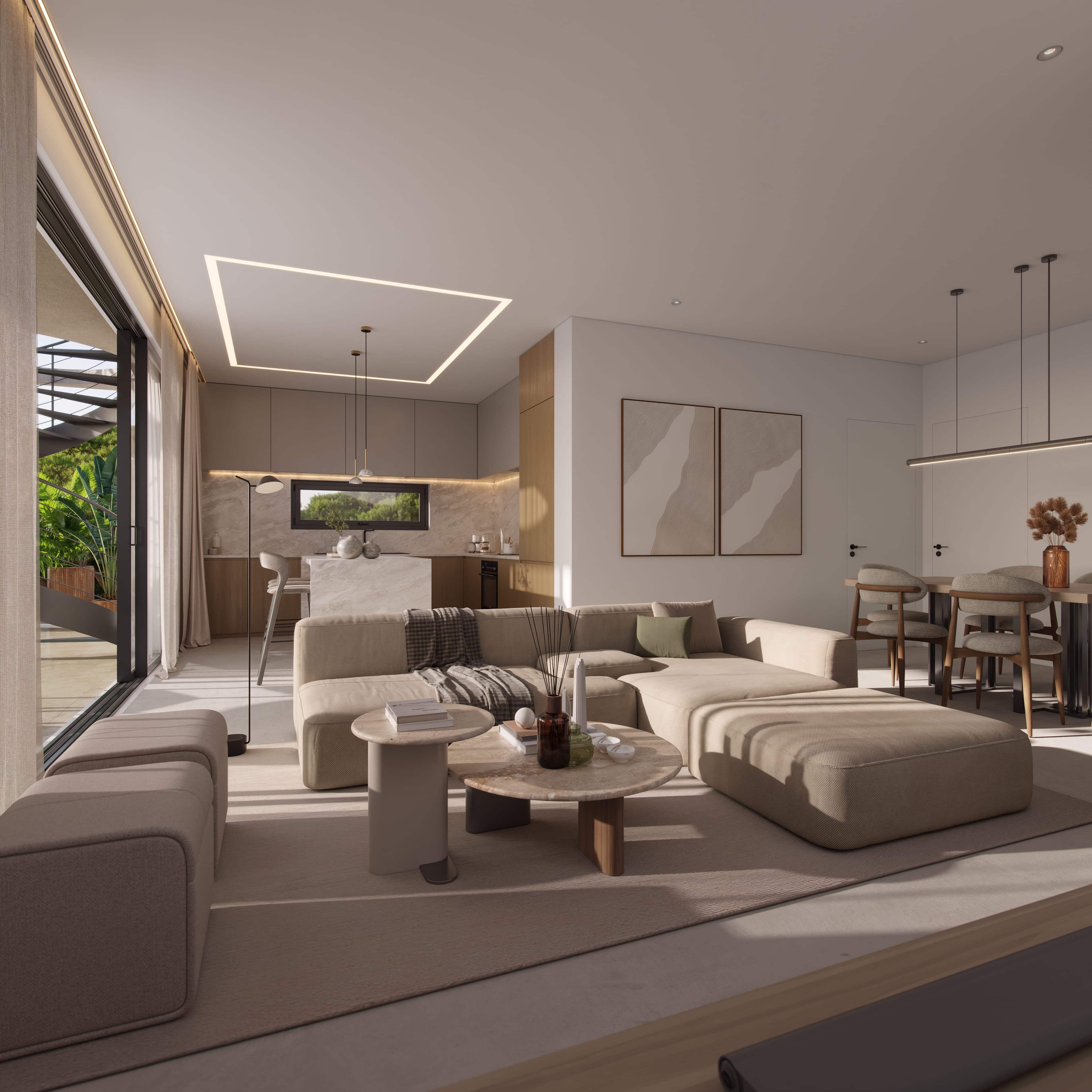 3-bedrooms apartments in Larnaca, Cyprus.