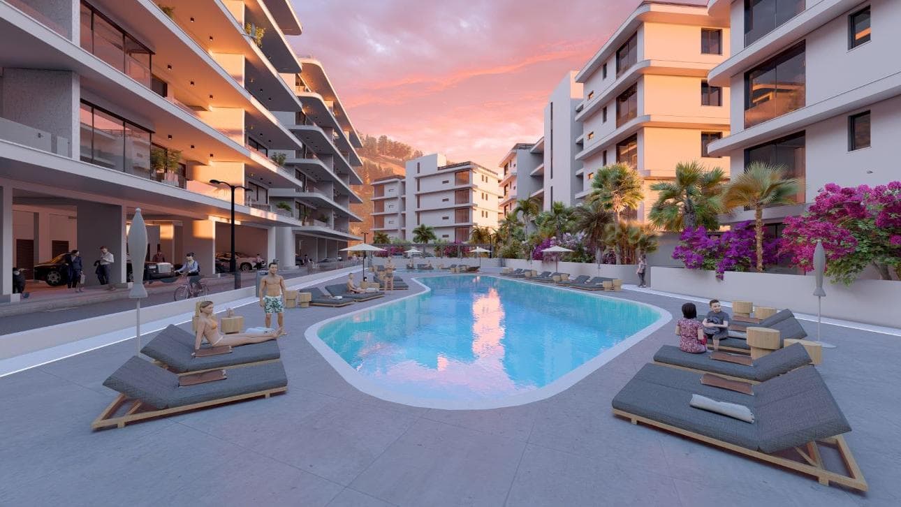 2-bedrooms apartments in Limassol, Cyprus.