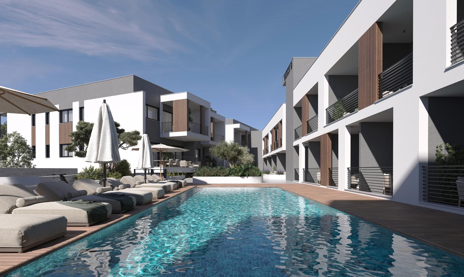 2-bedrooms apartments in Limassol, Cyprus.