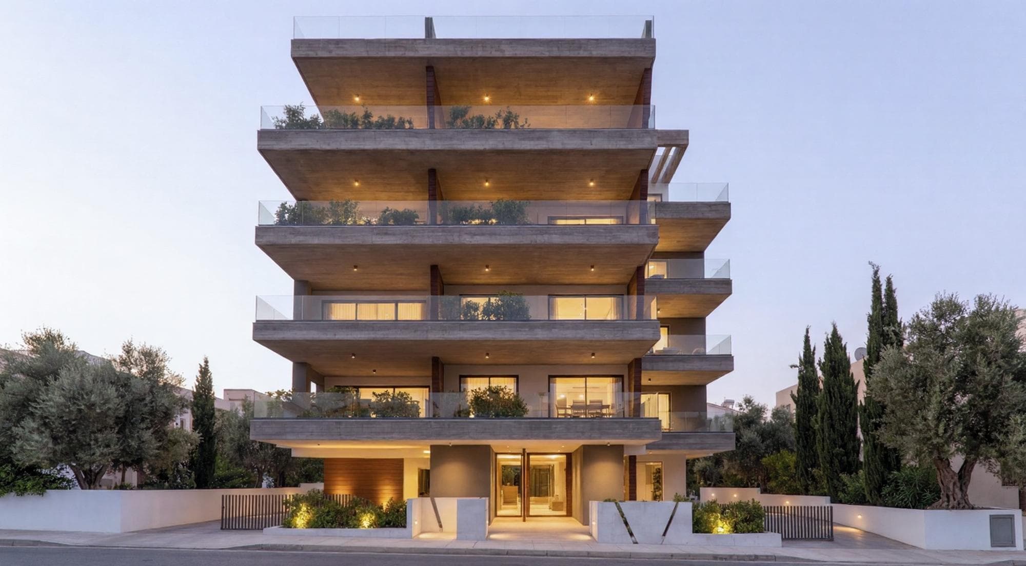 2-bedrooms apartments in Nicosia, Cyprus.