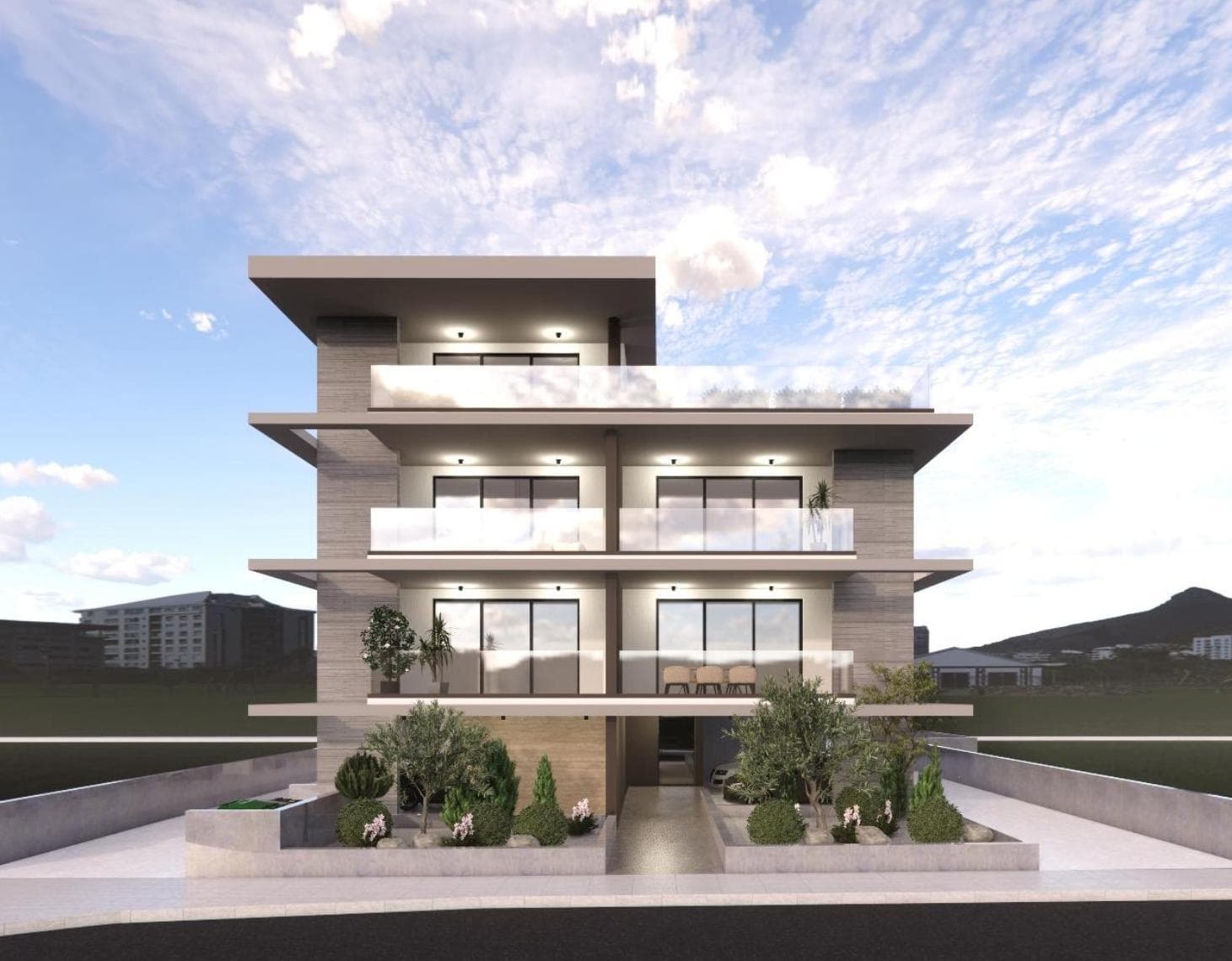 3-bedrooms apartments in Nicosia, Cyprus.