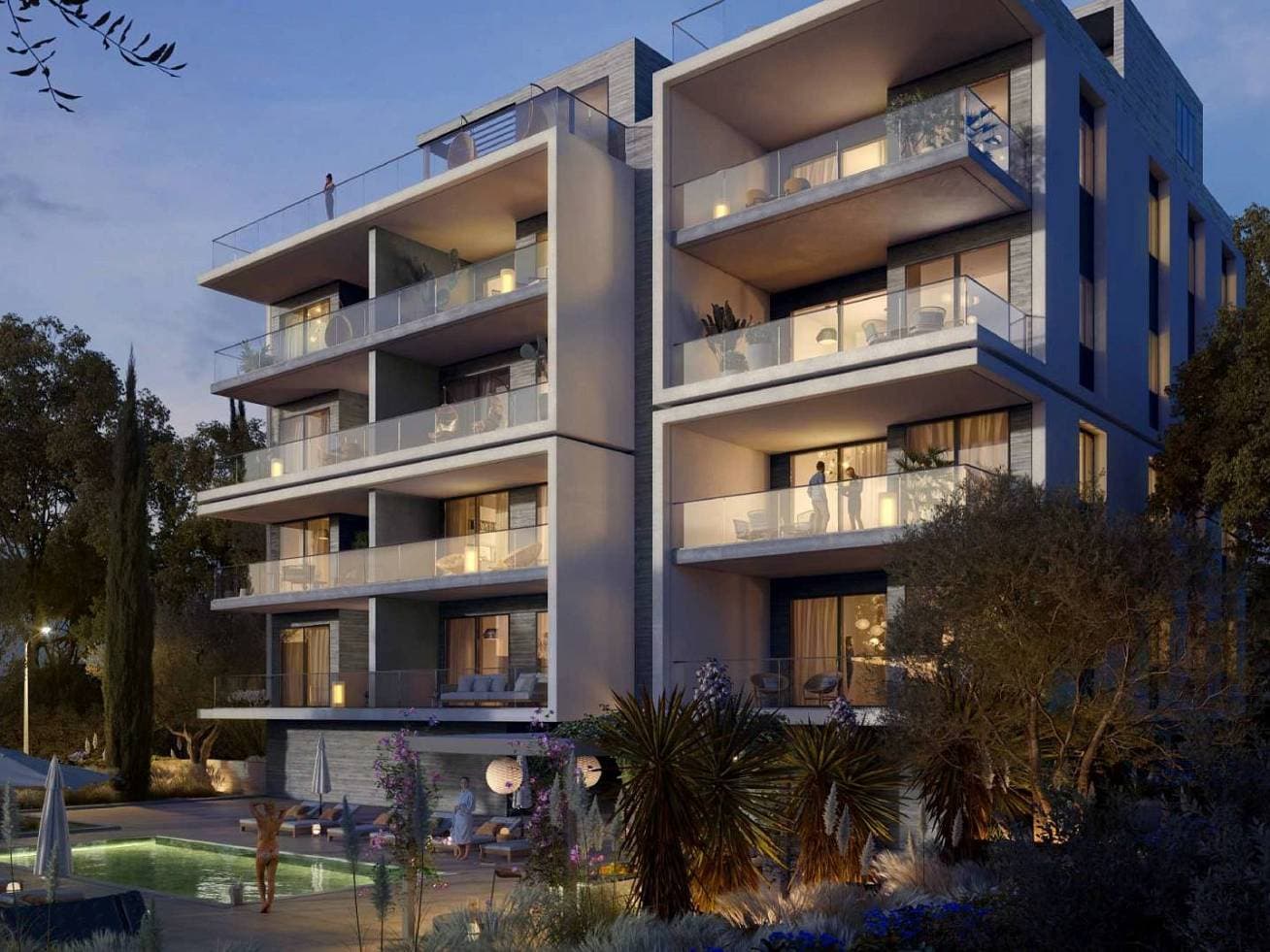 3-bedrooms apartments in Limassol, Cyprus.