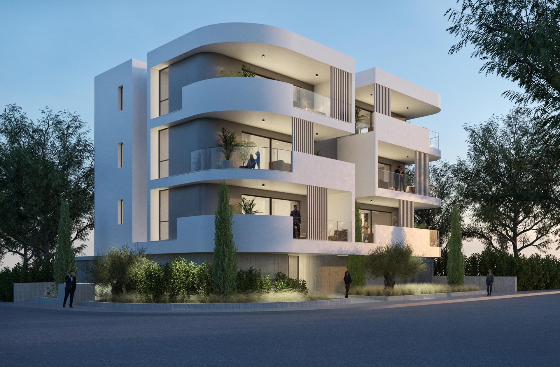 2-bedrooms apartments in Nicosia, Cyprus.