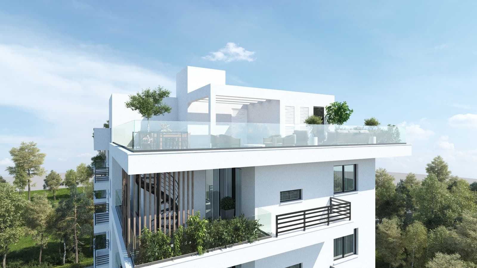 2-bedrooms apartments in Larnaca, Cyprus.