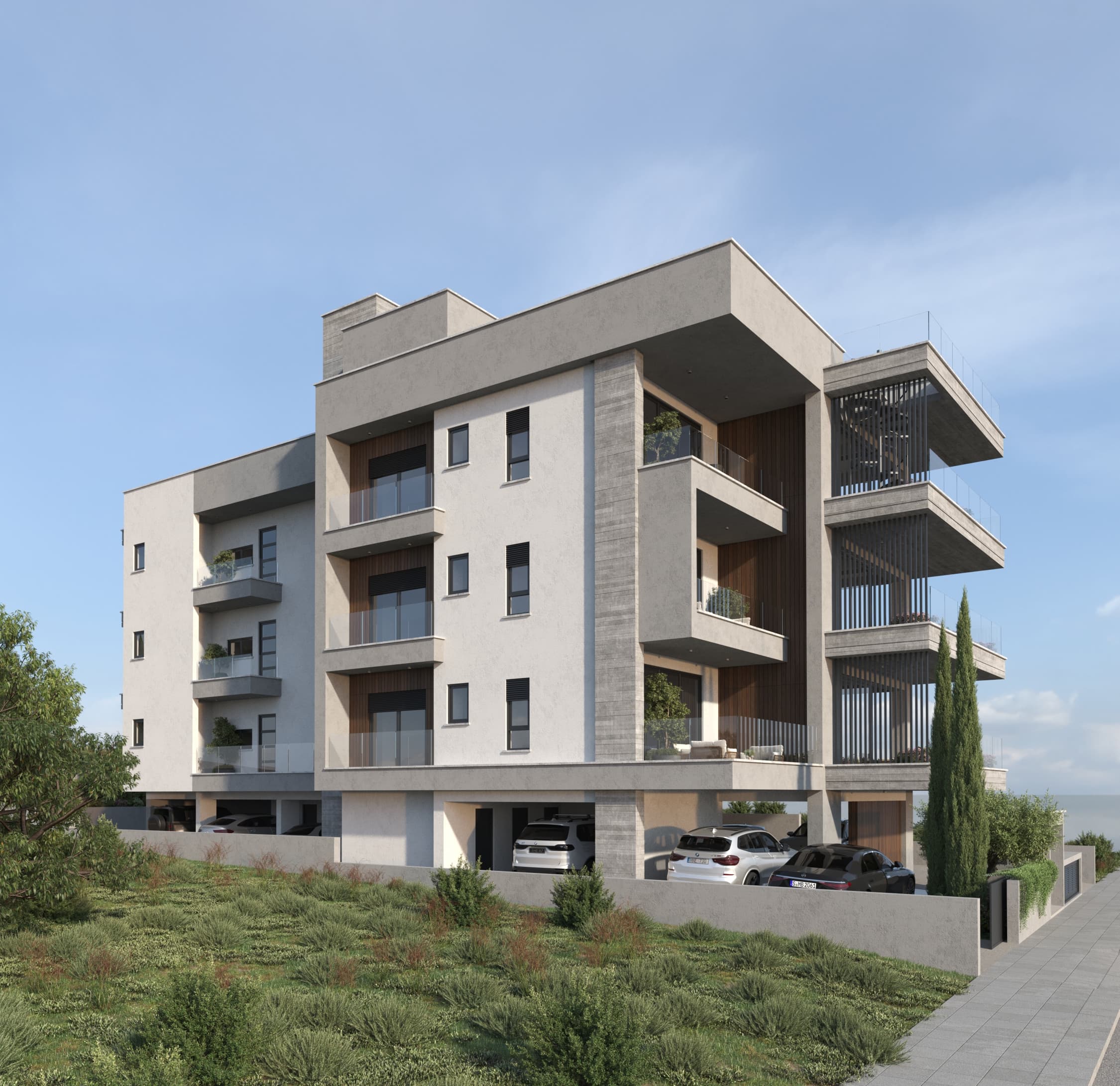 2-bedrooms apartments in Limassol, Cyprus.