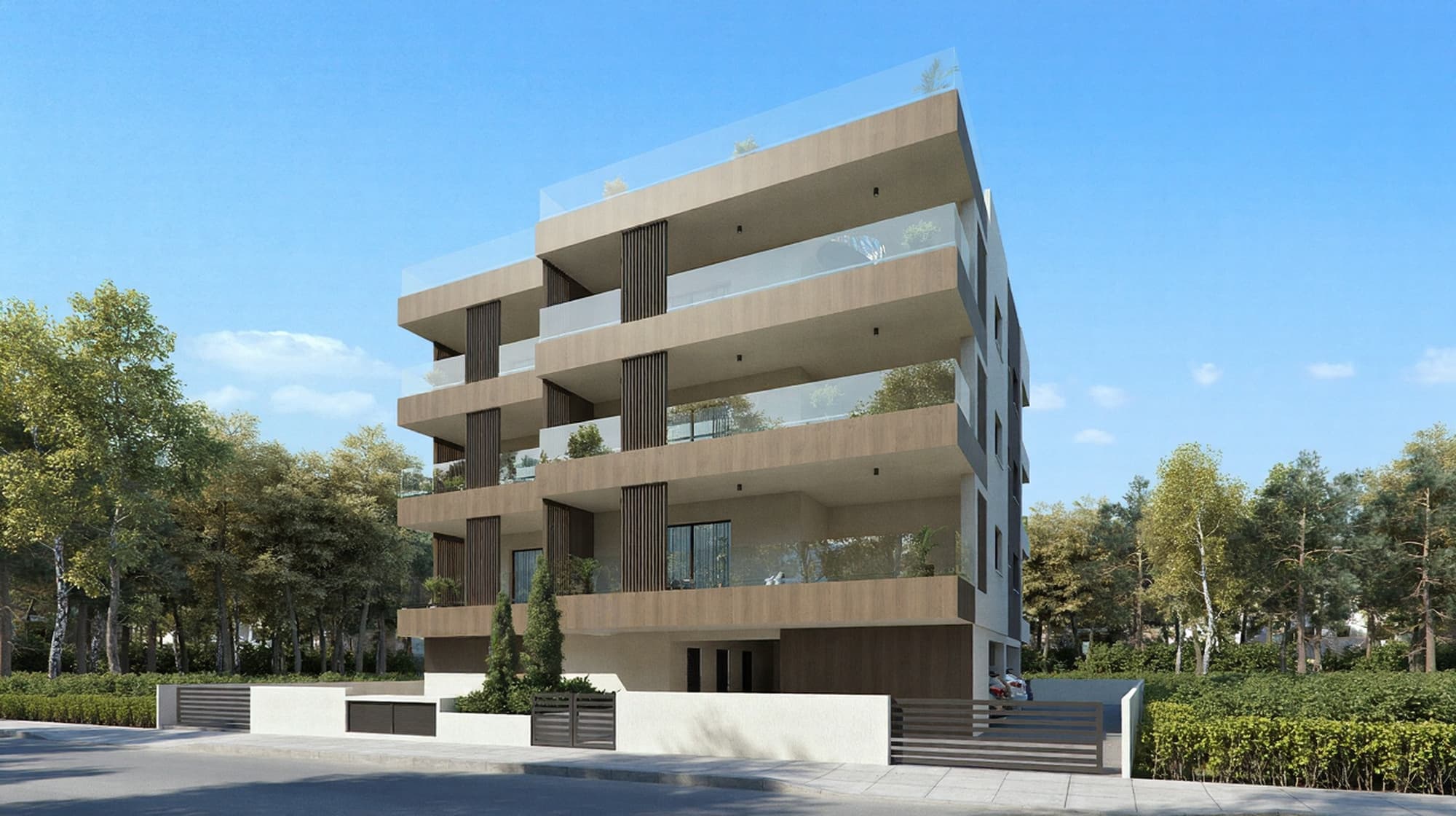 3-bedrooms apartments in Limassol, Cyprus.
