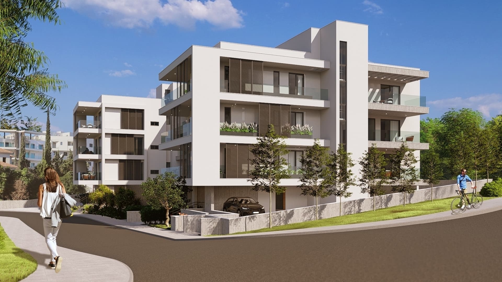 3-bedrooms apartments in Limassol, Cyprus.